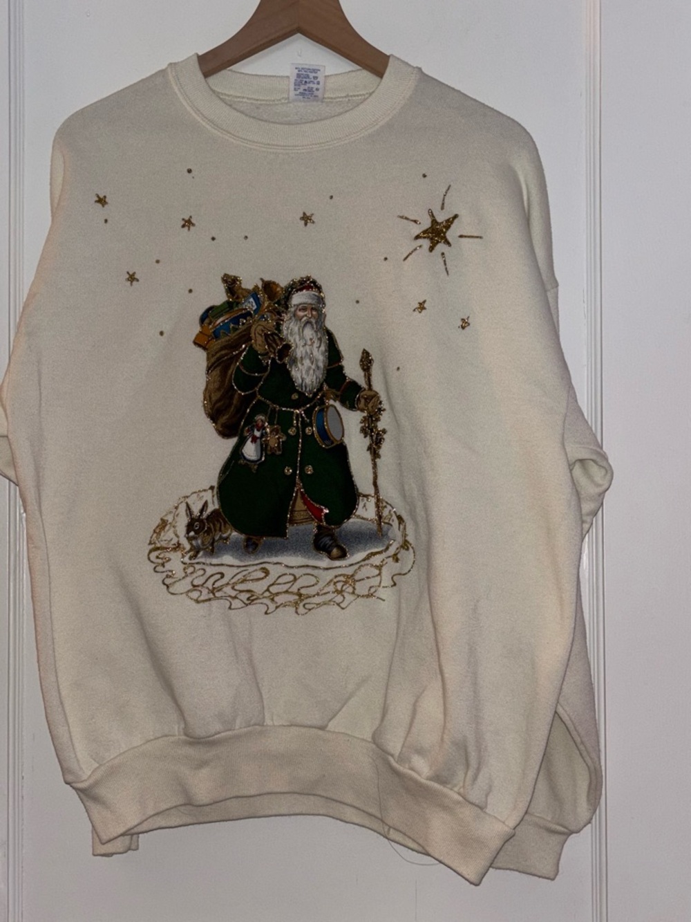Vintage Jerzees Handmade Christmas Sweatshirt